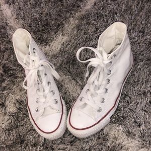 SOLD White Hightop Converse All-Star